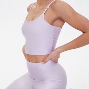 Barbie Rhinestone Crystal Tank Size Small Purple 💜